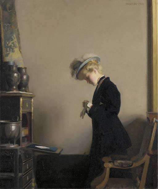 William_McGregor_Paxton_The_Letter_1908