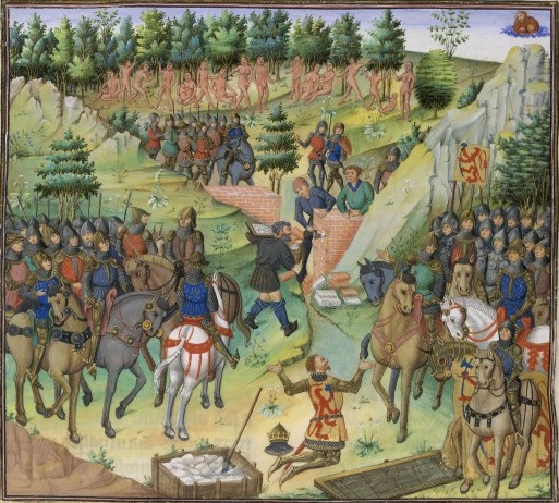 Wauquelin-histoire-bnf-fr9342-fol131v-peuple-de-gog-et-magog