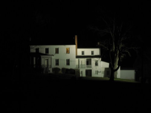 Daniel_Hertzler_House_at_night