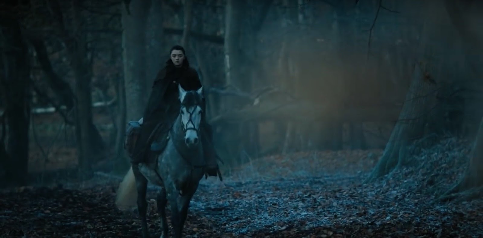 Arya-Stark-seems-distorted-in-trailer-alone-with-her-horse-closer-to-north