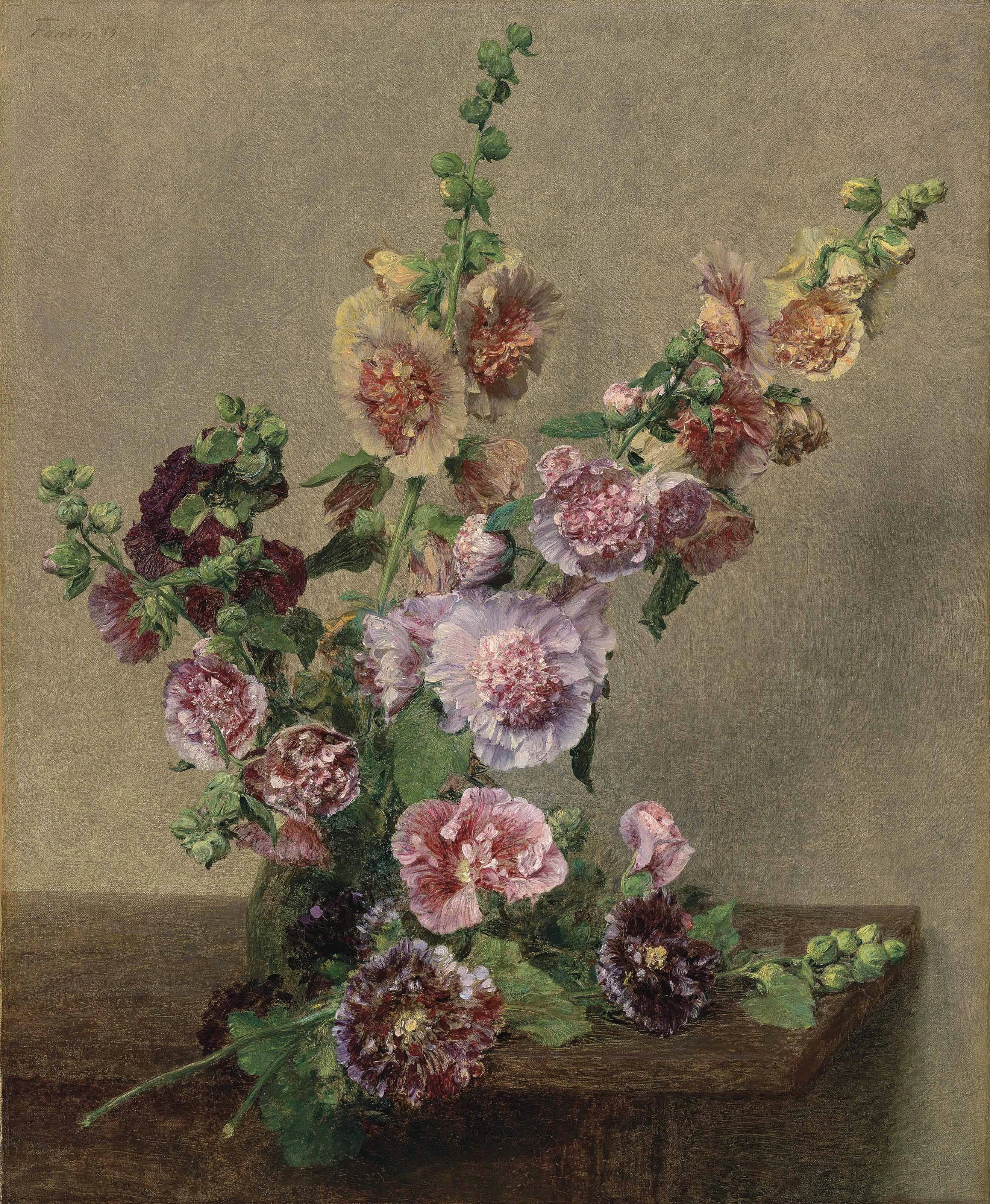 Henri_Fantin-Latour_-_Roses_trémières,_1889