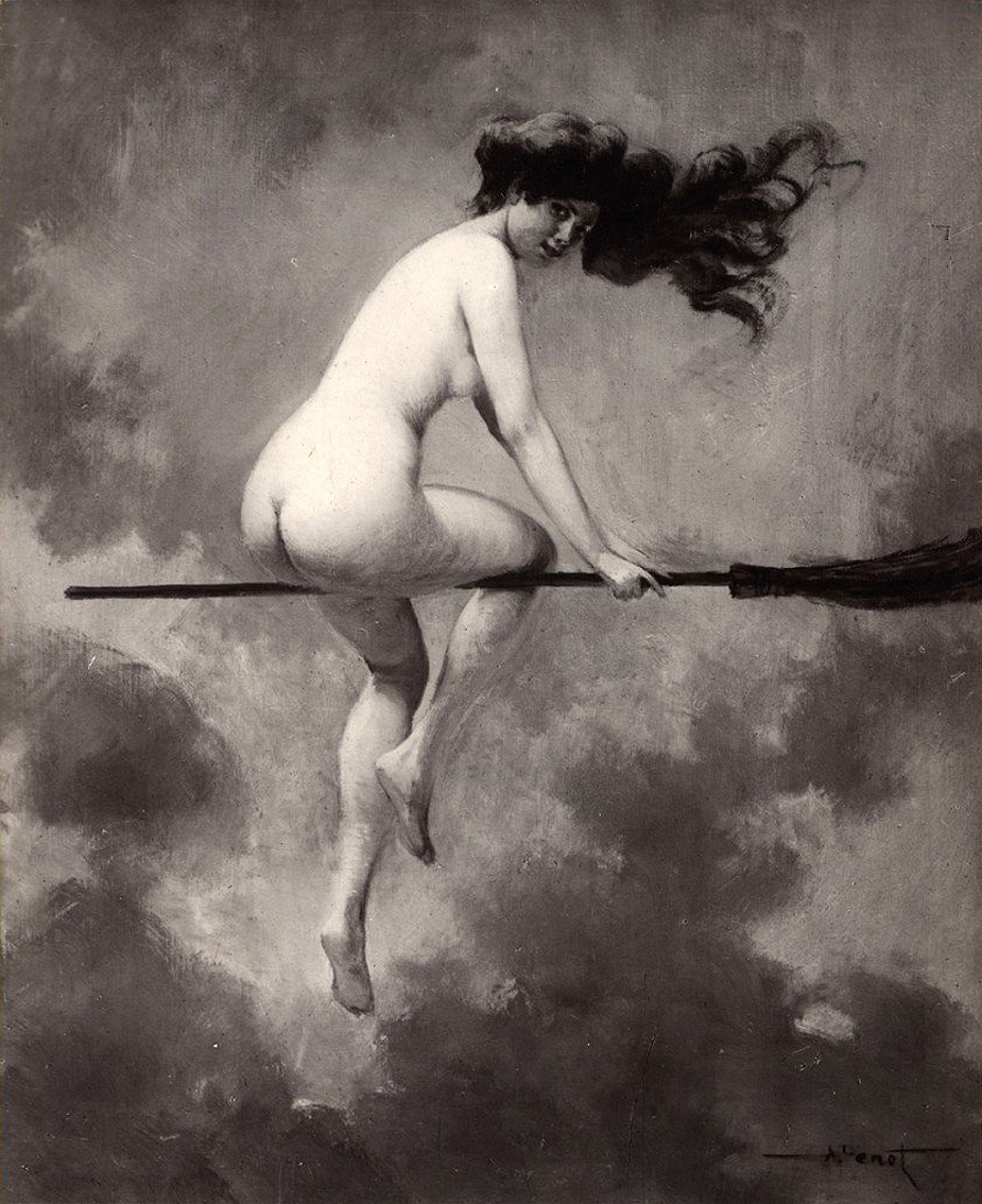 Albert_Joseph_Pénot_-_Départ_pour_le_Sabbat_(1910)