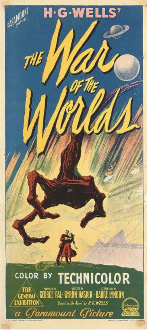Best-Film-Posters-WAR-OF-THE-WORLDS-1953-Gene-Barry-Produced-by-George-Pal-Based-on-the-no
