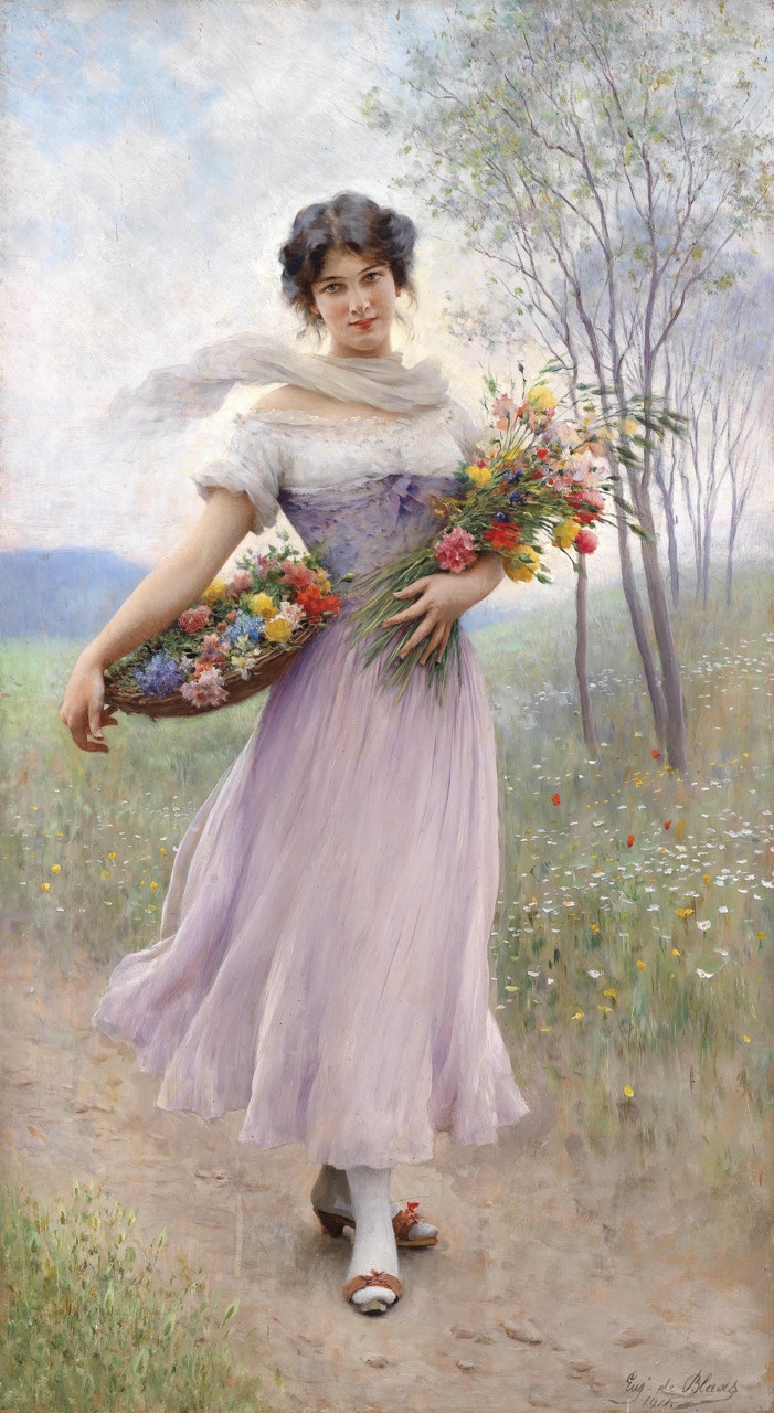 Eugen_von_Blaas_-_Flower_girl