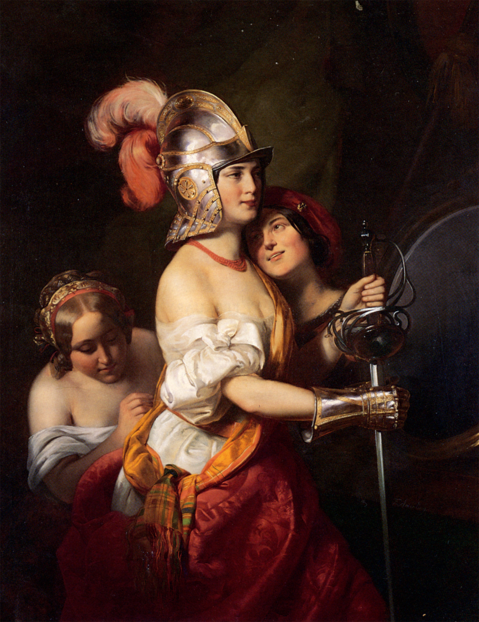 Friedrich_von_Amerling_-_The_Armed_Maiden