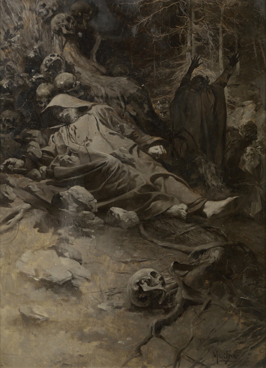 Alfons_Mucha_-_Hora_sv._Adalberta_(1892)