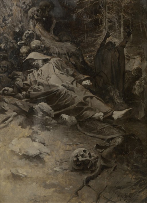 Alfons_Mucha_-_Hora_sv._Adalberta_(1892)