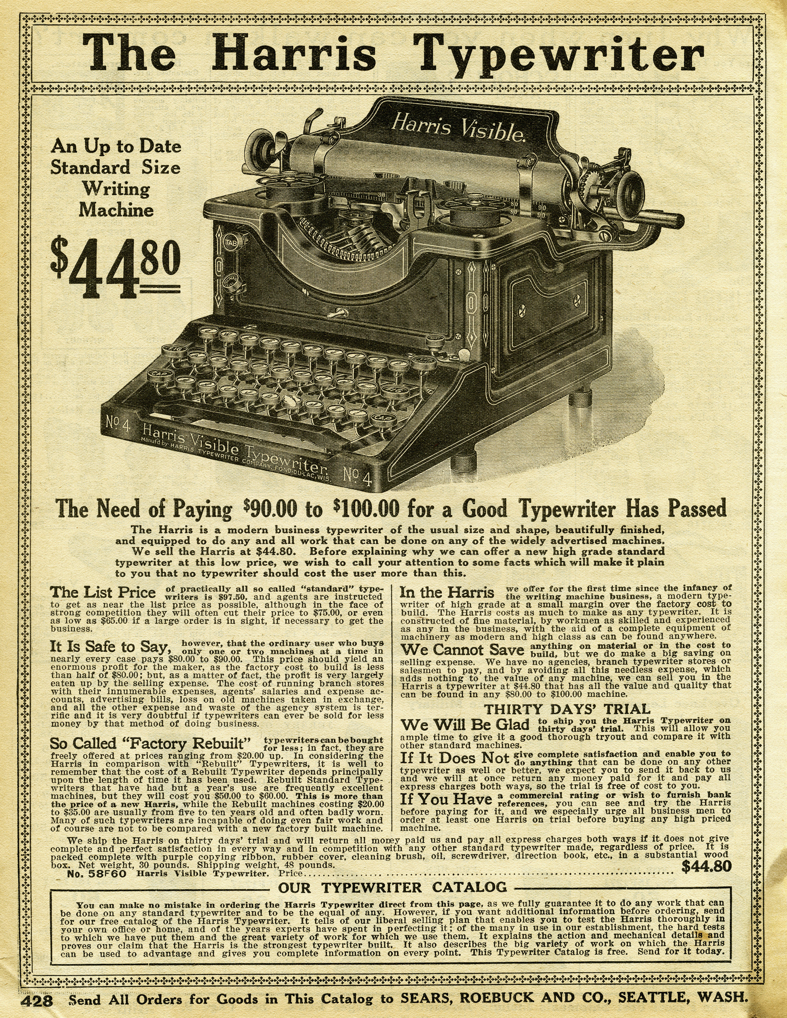 OldDesignShop_HarrisTypewriterAd