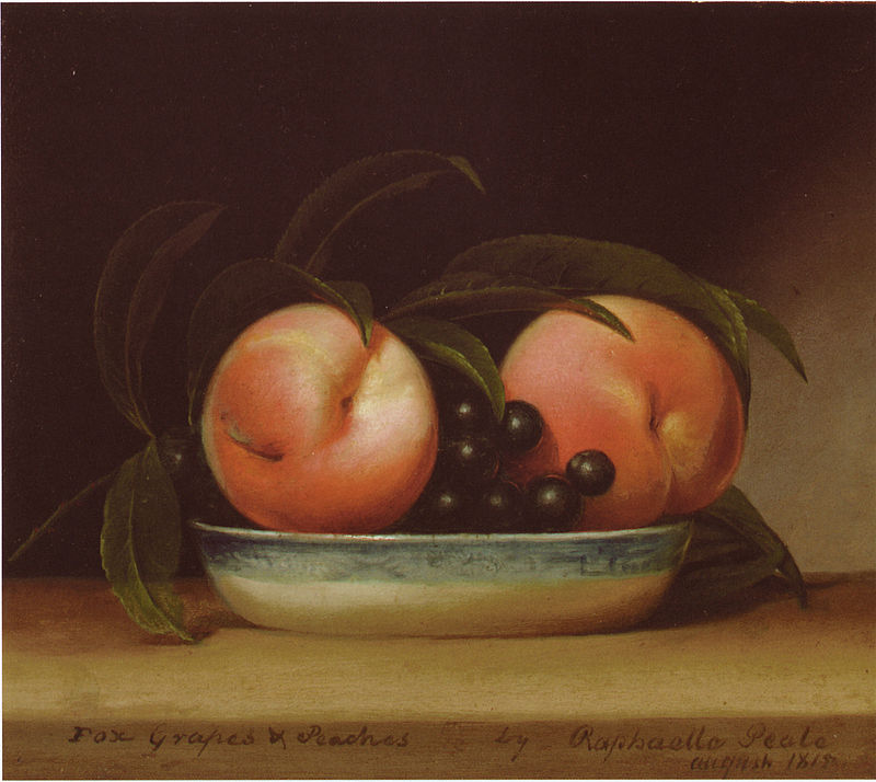 Fox_grapes_and_peaches_raphaelle_peale