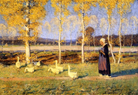 Brittany_Goose_Girl,_Clarence_Gagnon,_1908