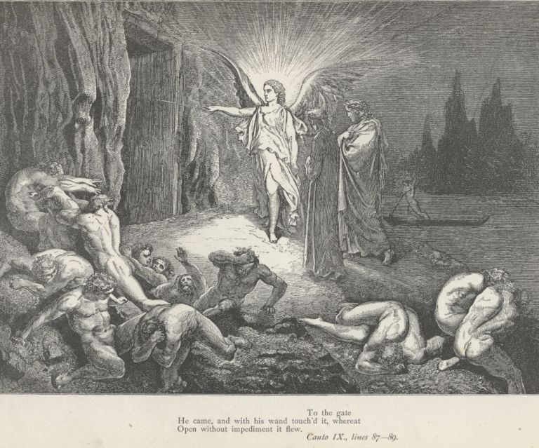 Illustration from Dante Alighieri’s “Inferno,” Gustave Dore, 1857 ...