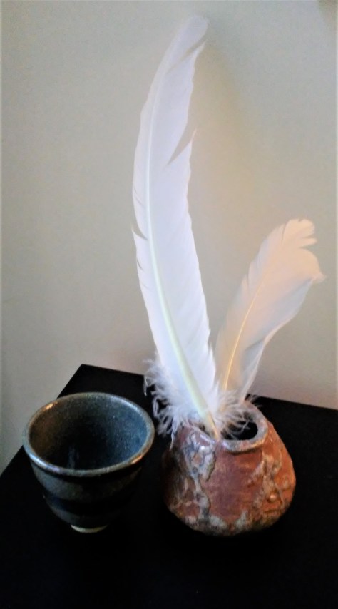 quill and cup