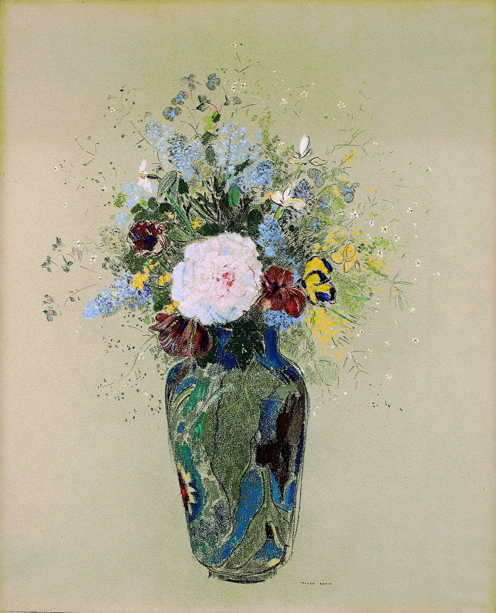 Odilon_Redon_-_Vase_of_Flowers_-_1900-16