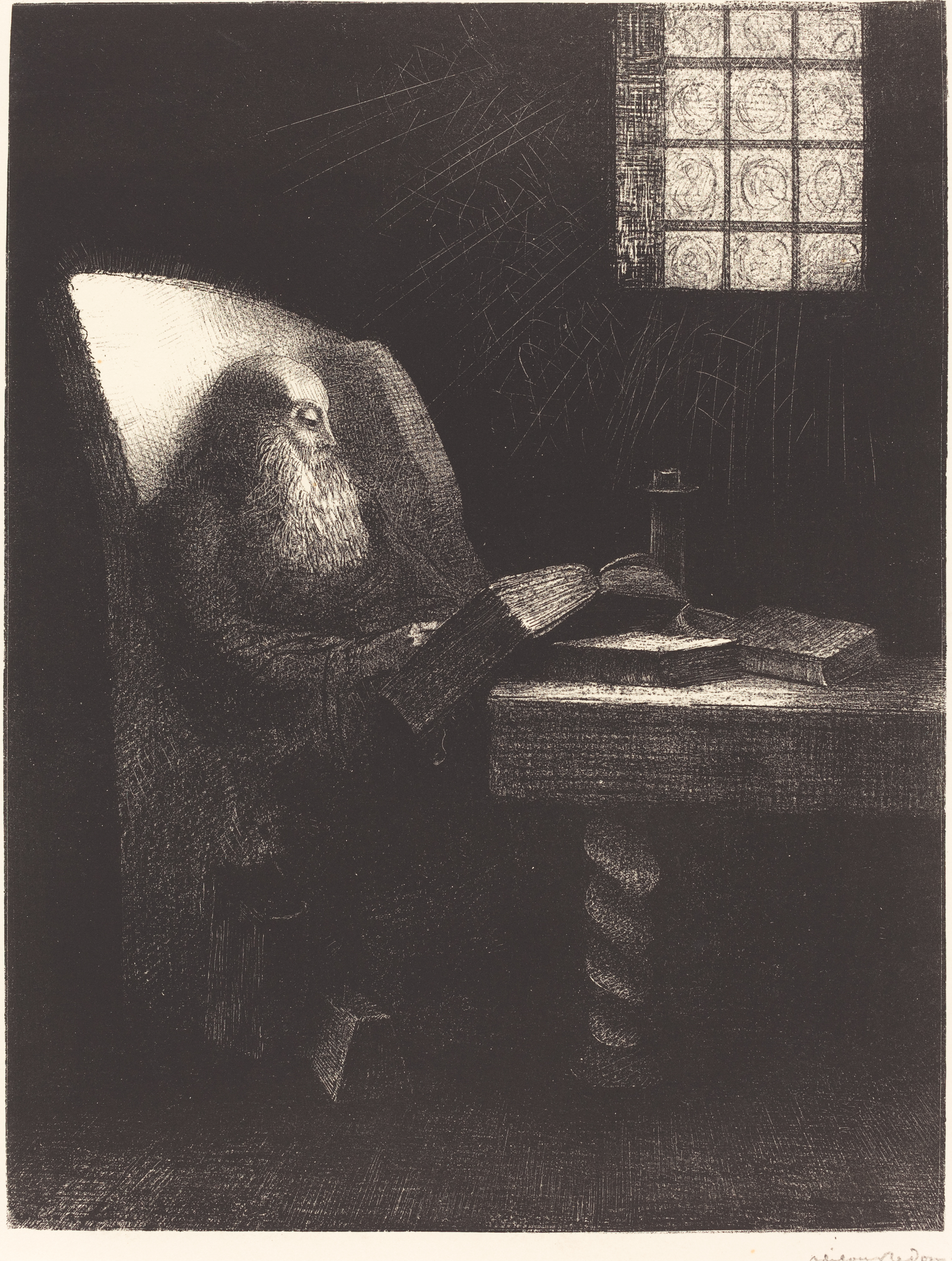 Odilon_Redon,_Le_Liseur_(The_reader),_1892,_NGA_40255
