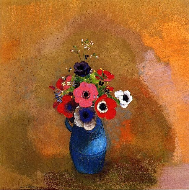 Odilon_Redon_-_Bouquet_of_anemones