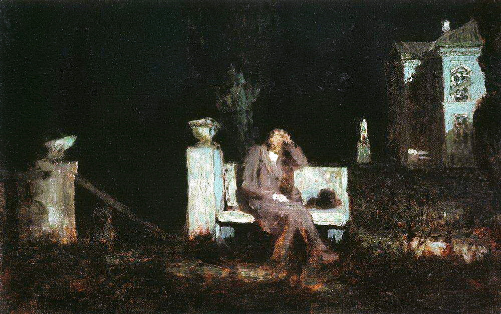 Kuindzhi_Moon_night_Thinking_1876_1890