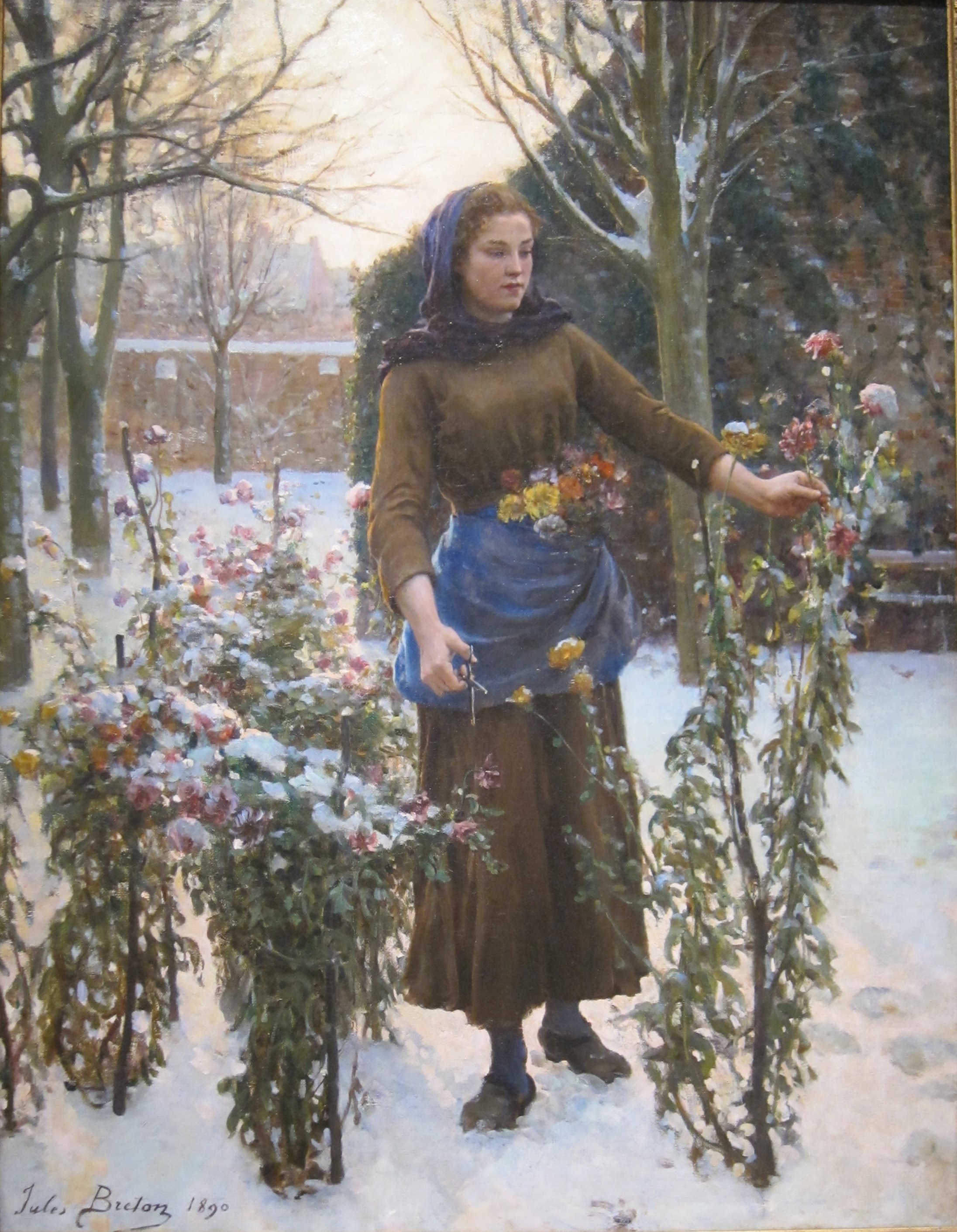 'Last_Flowers'_by_Jules_Breton,_Cincinnati_Art_Museum