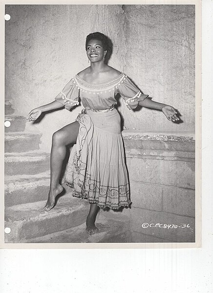 Calypso_Heat_Wave_(1957)_press_photo_of_Maya_Angelou